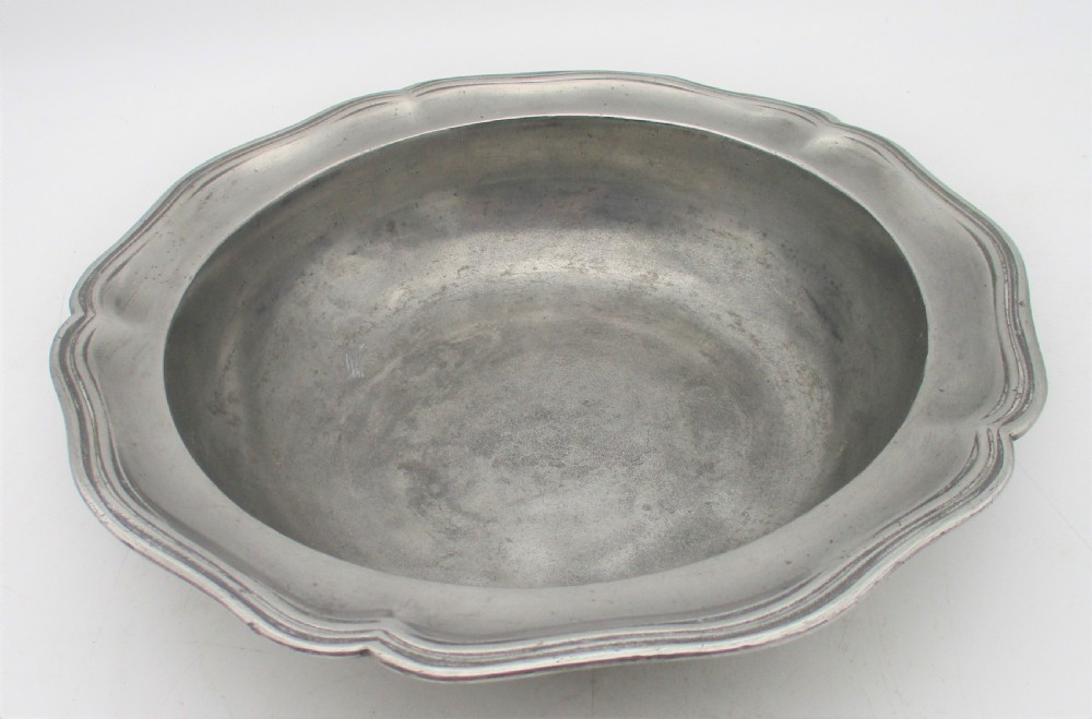 A Pair of 19th Century Pewter Bowls View III