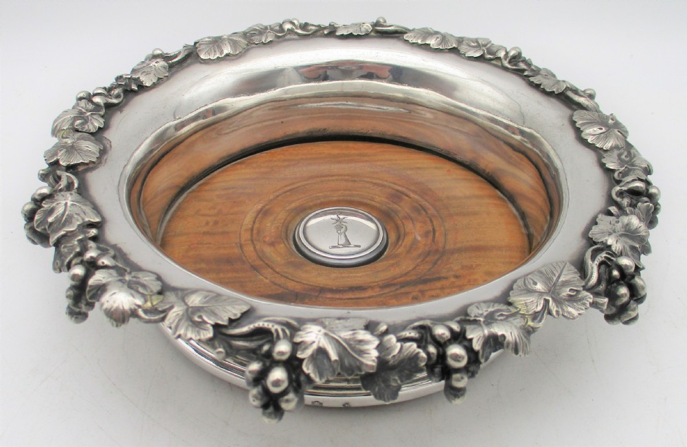 A Fine Pair of Silver Plated Wine Coasters by Elkington & Co View VI