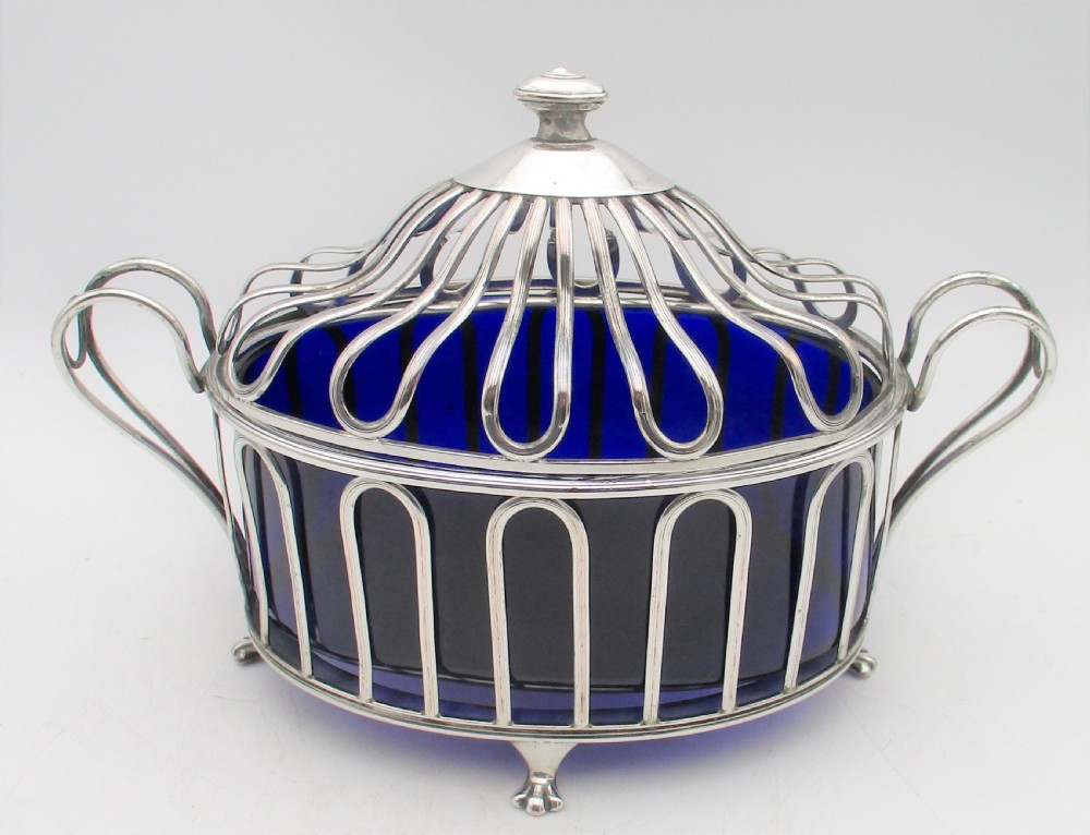 Rare Large Old Sheffield Plated Covered Dish