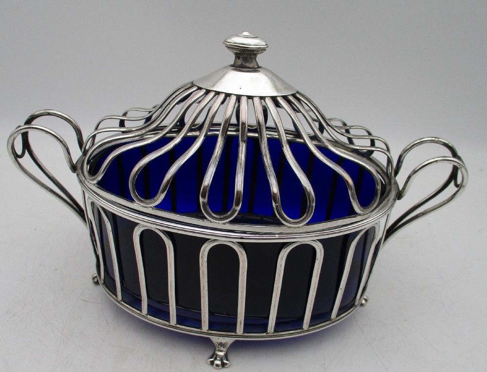 Rare Large Old Sheffield Plated Covered Dish View II