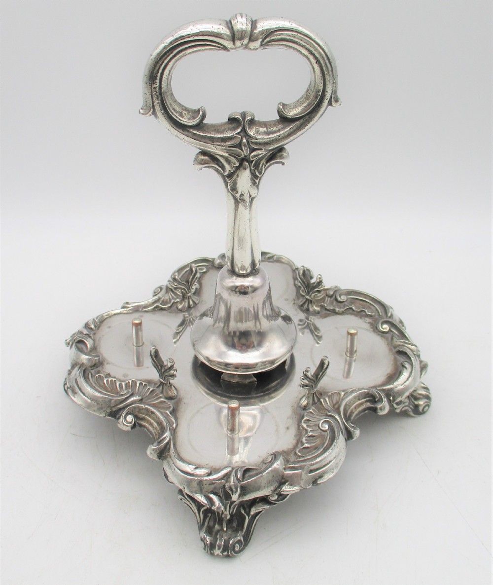 Fine Old Sheffield Plated Egg Cruet c1830 Roberts Smith & Co View V