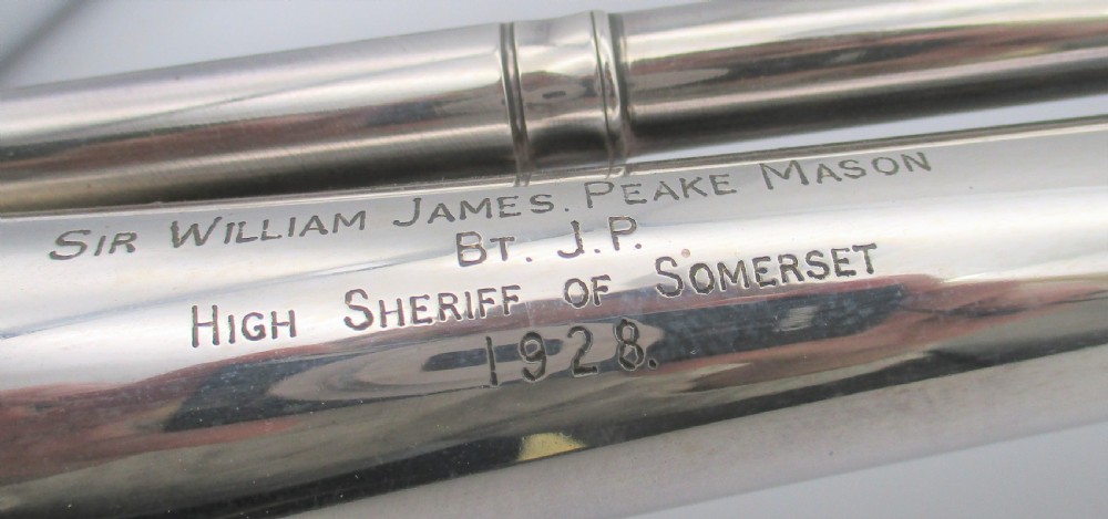 A Pair of Ceremonial Trombones by Hawkes & Son 1928 View VII