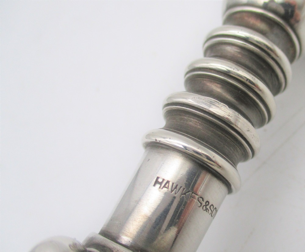 A Pair of Ceremonial Trombones by Hawkes & Son 1928 View XIII