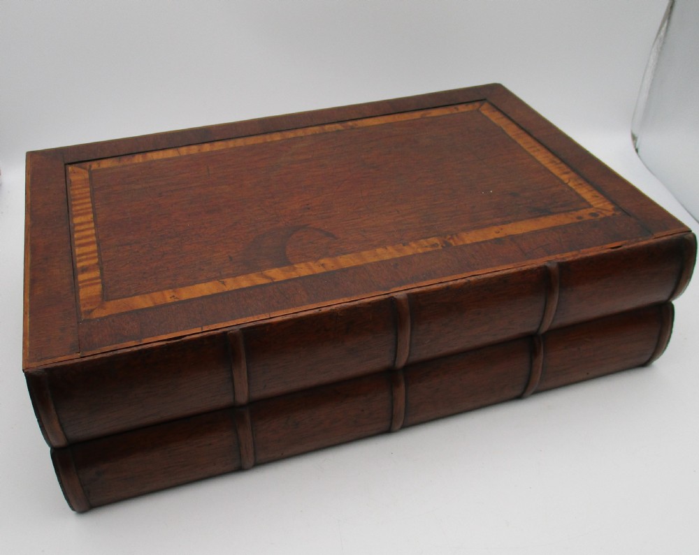 A Fine Mahogany & Satinwood Secret Book Box View II