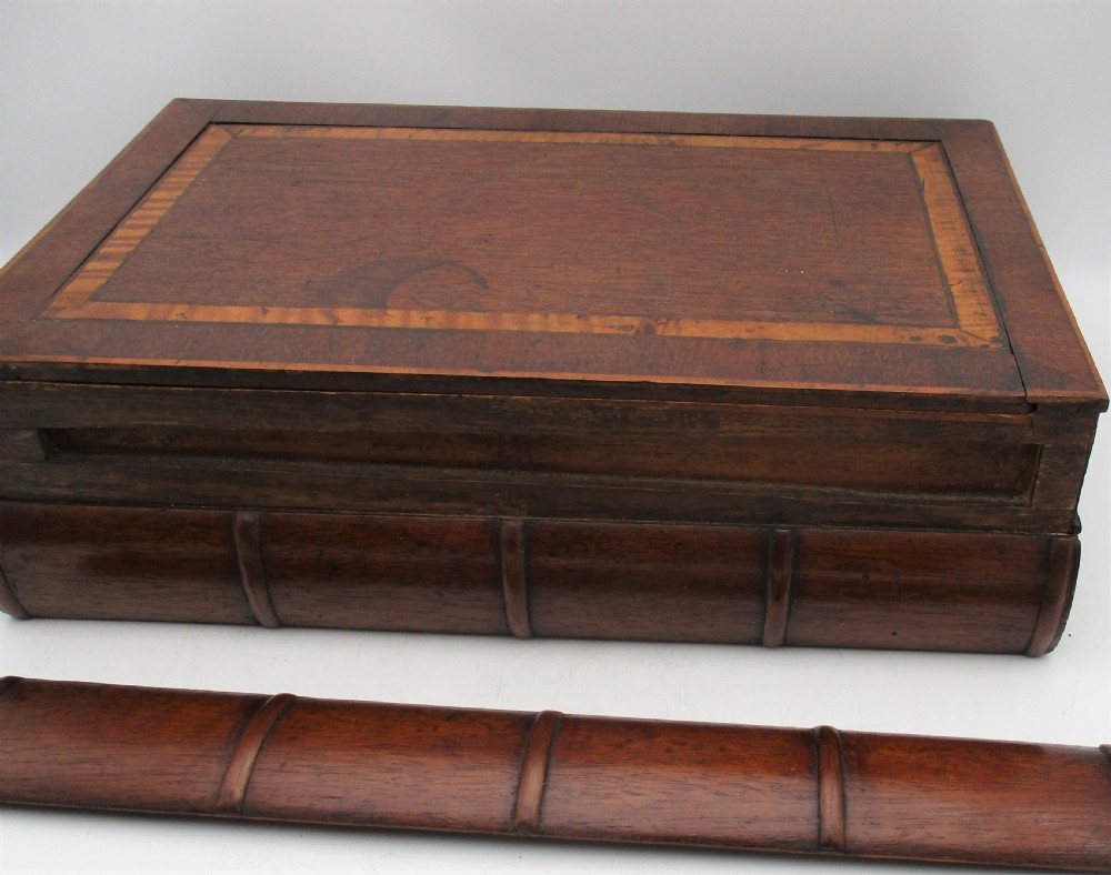 A Fine Mahogany & Satinwood Secret Book Box View VI