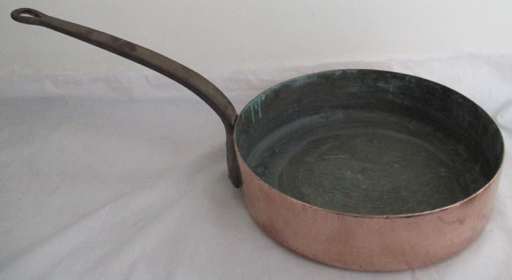 Very Large French Copper Lidded Saucepan by Duval c1880 View III