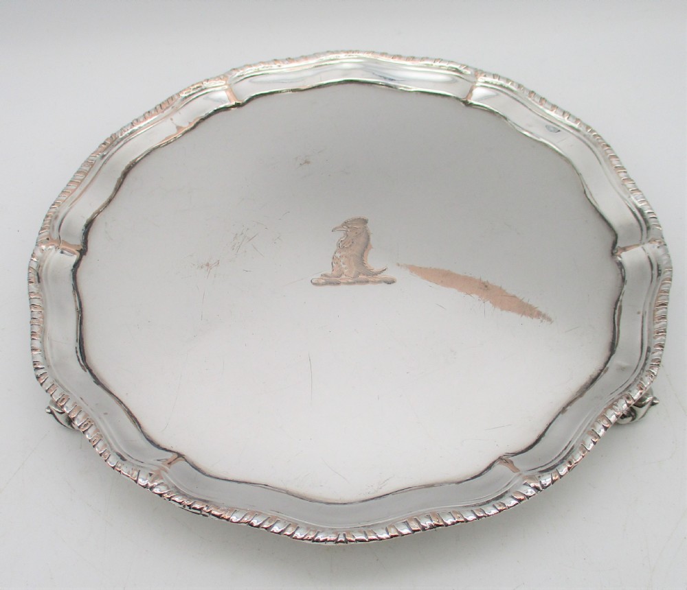 George III Old Sheffield Plated Card Tray c1790