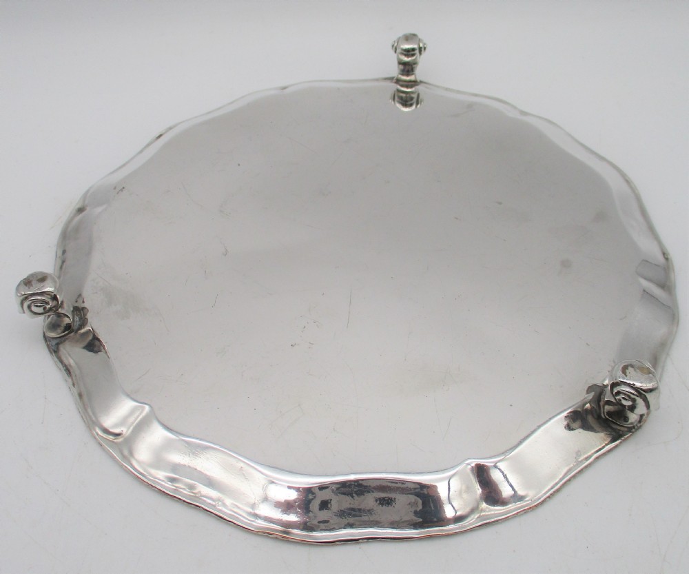 George III Old Sheffield Plated Card Tray c1790 View IV