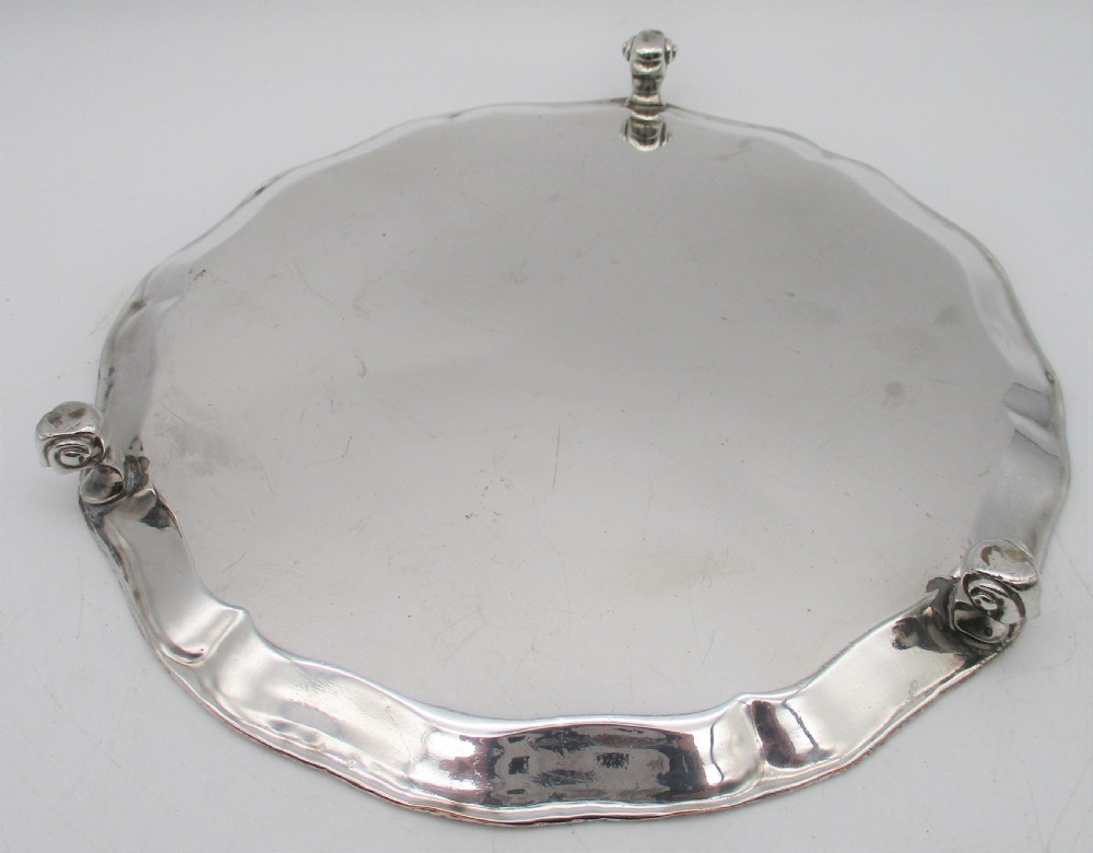 George III Old Sheffield Plated Card Tray c1790 View V