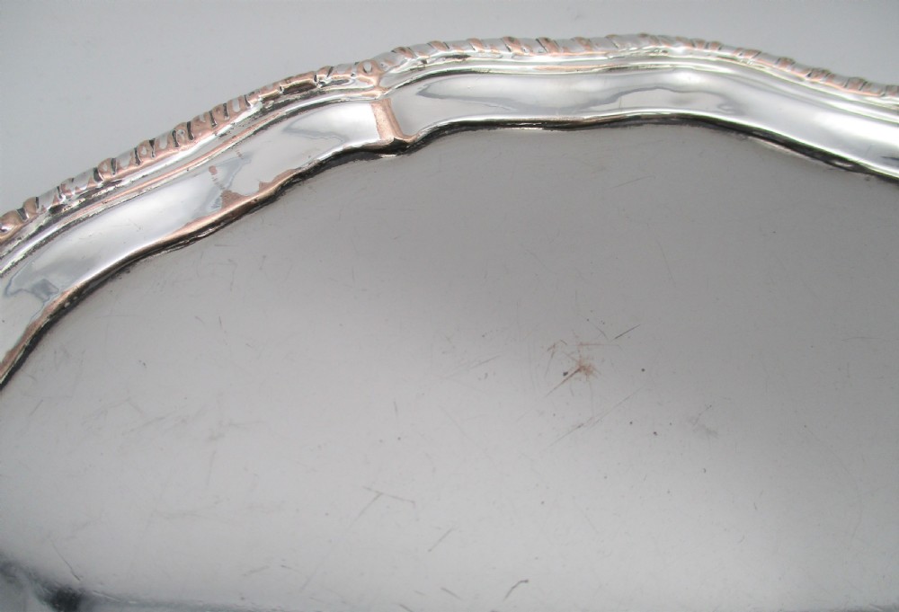 George III Old Sheffield Plated Card Tray c1790 View VI