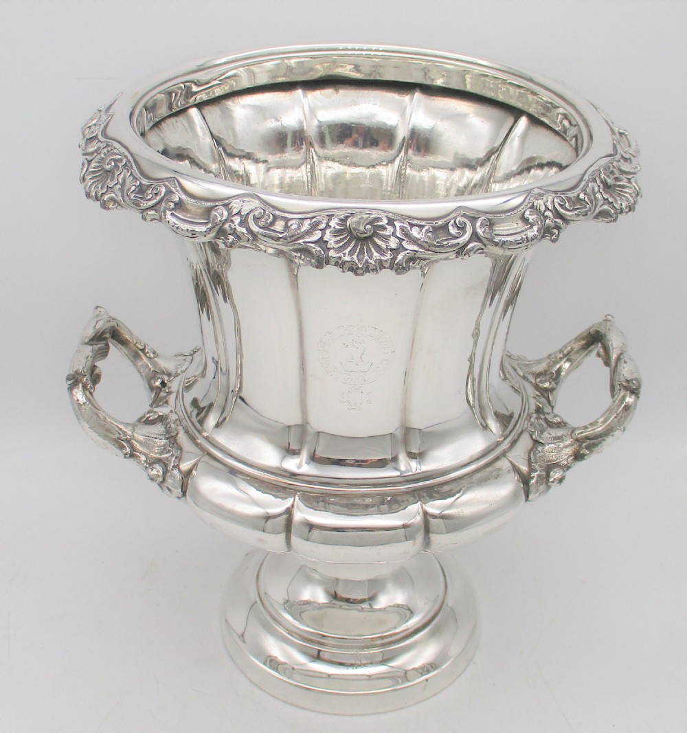 Superb 19th Century Silver Plated Wine Cooler