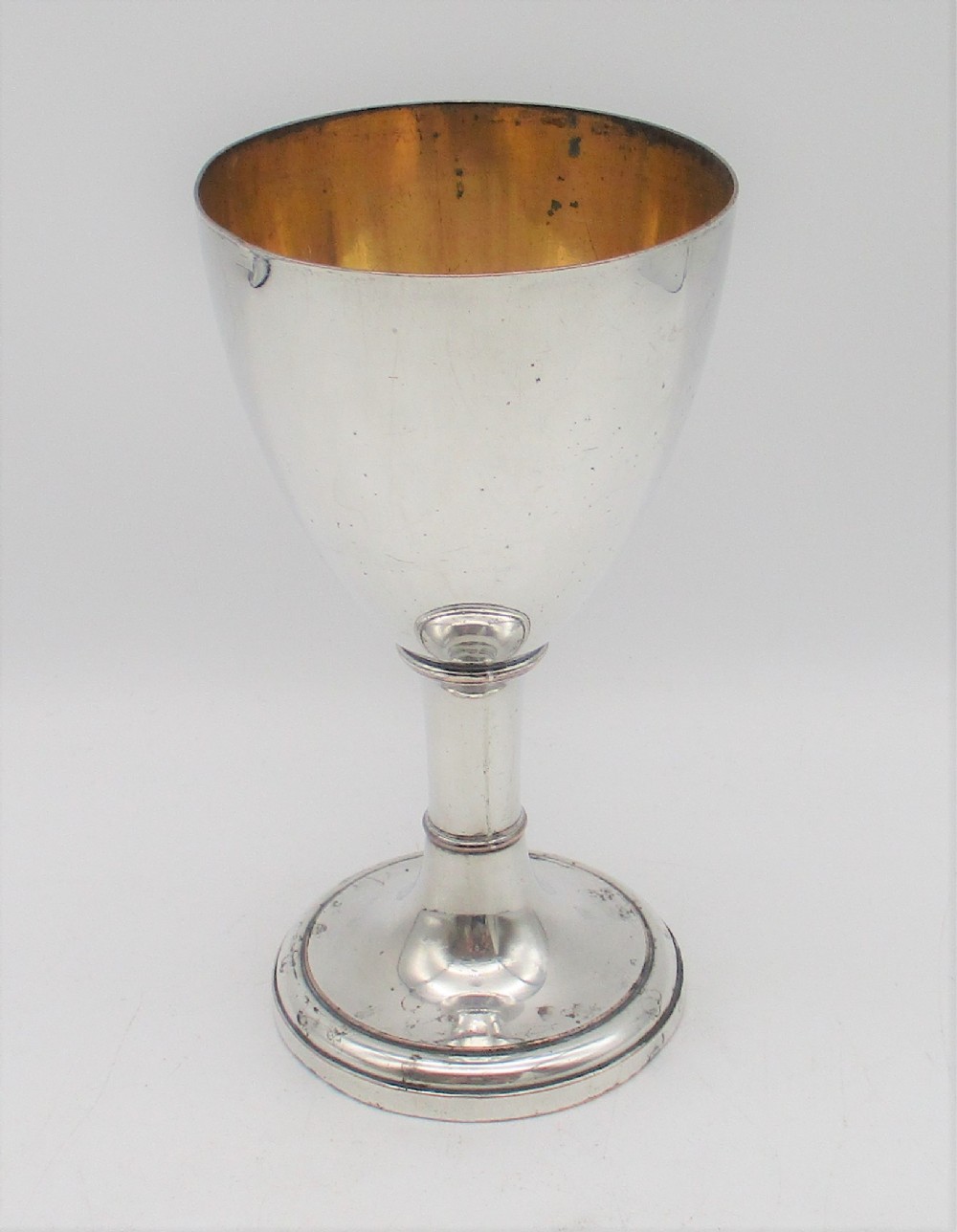 18th Century Old Sheffield Plated Wine Goblet
