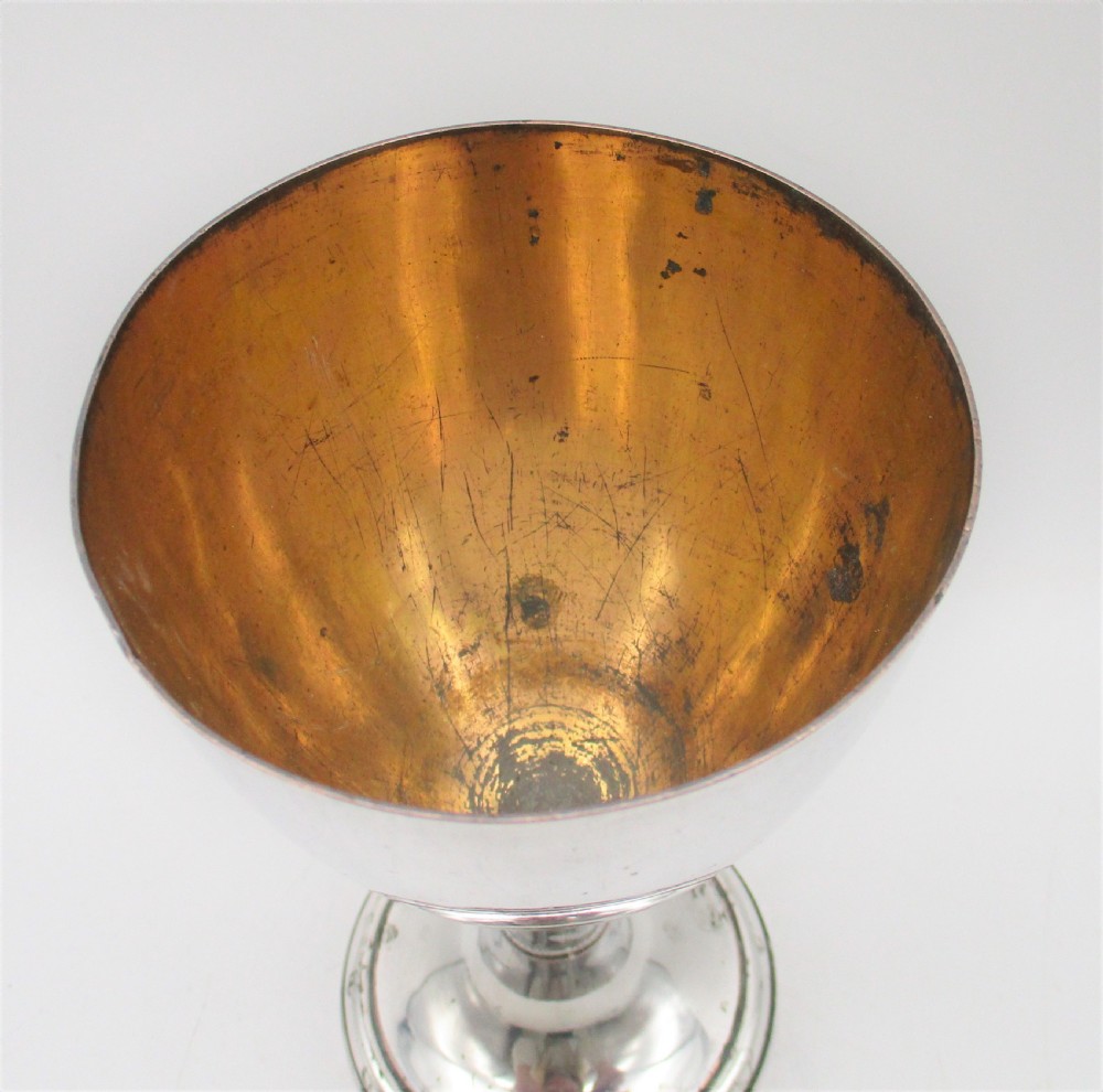 18th Century Old Sheffield Plated Wine Goblet View II