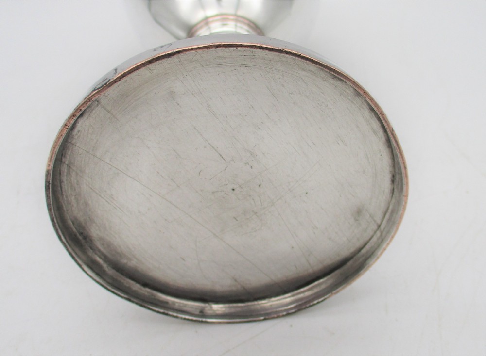 18th Century Old Sheffield Plated Wine Goblet View V