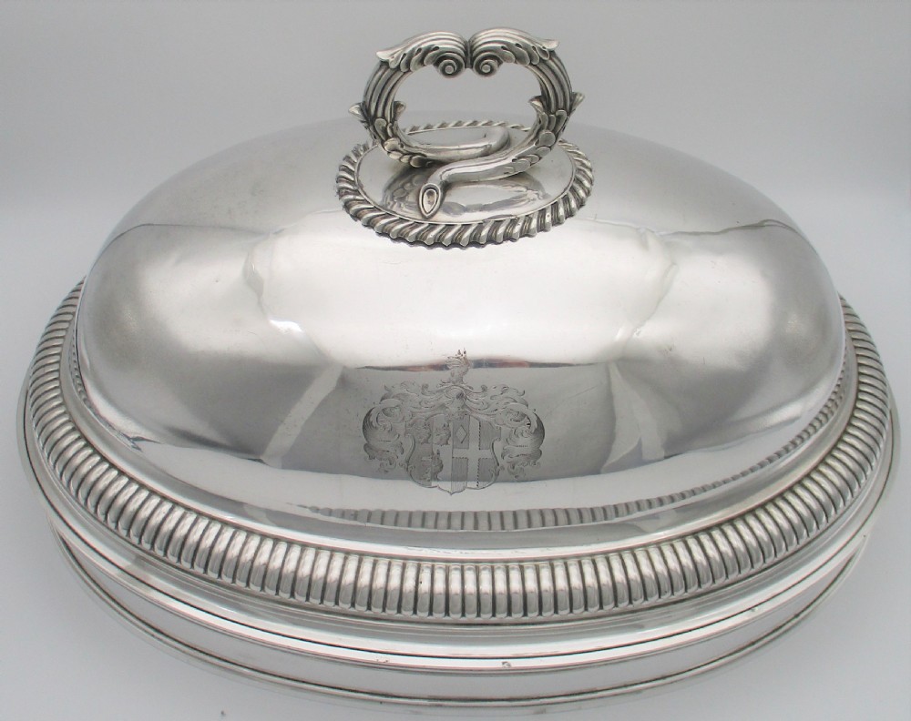 Fine Old Sheffield Plated Meat Dome 17
