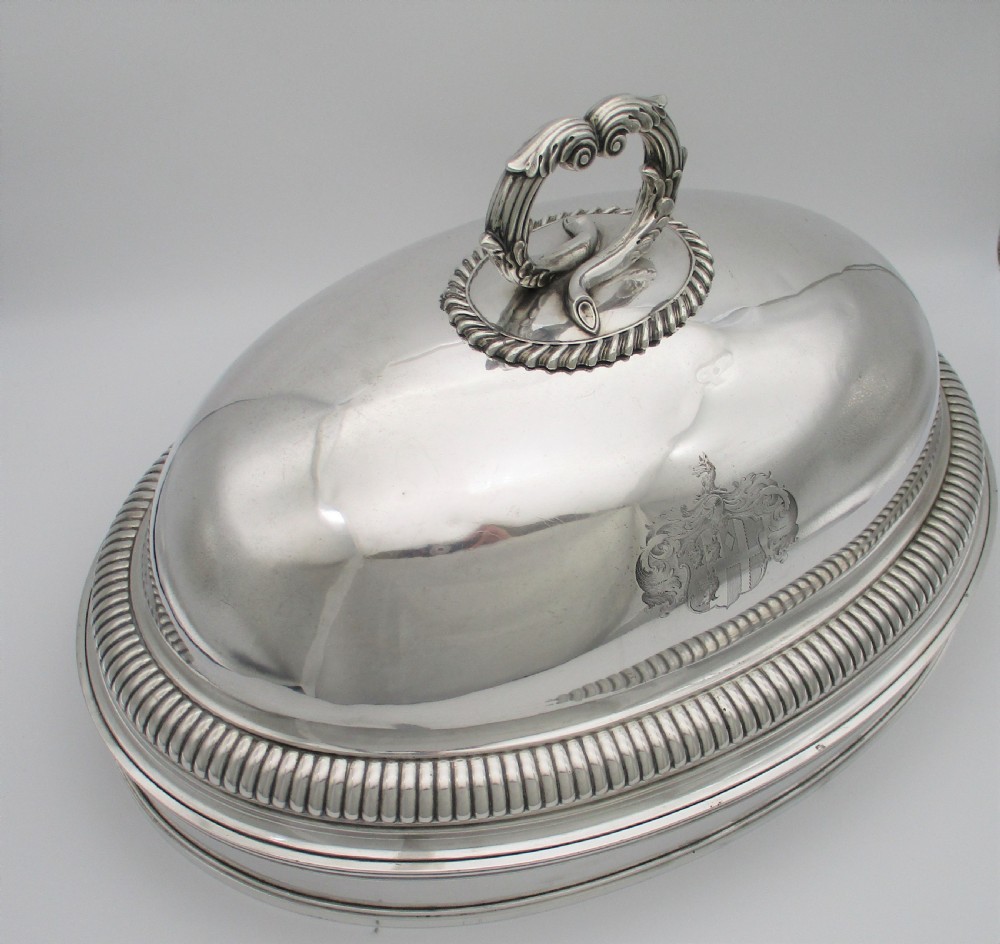 Fine Old Sheffield Plated Meat Dome 17