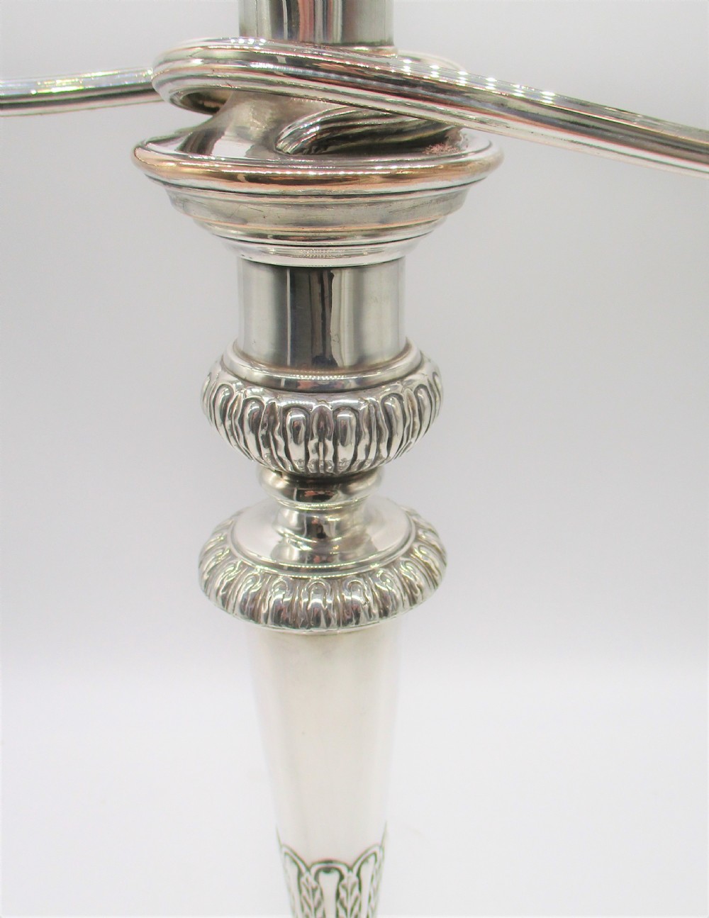 A Pair of Old Sheffield Plated Candelabra c1830 View VII