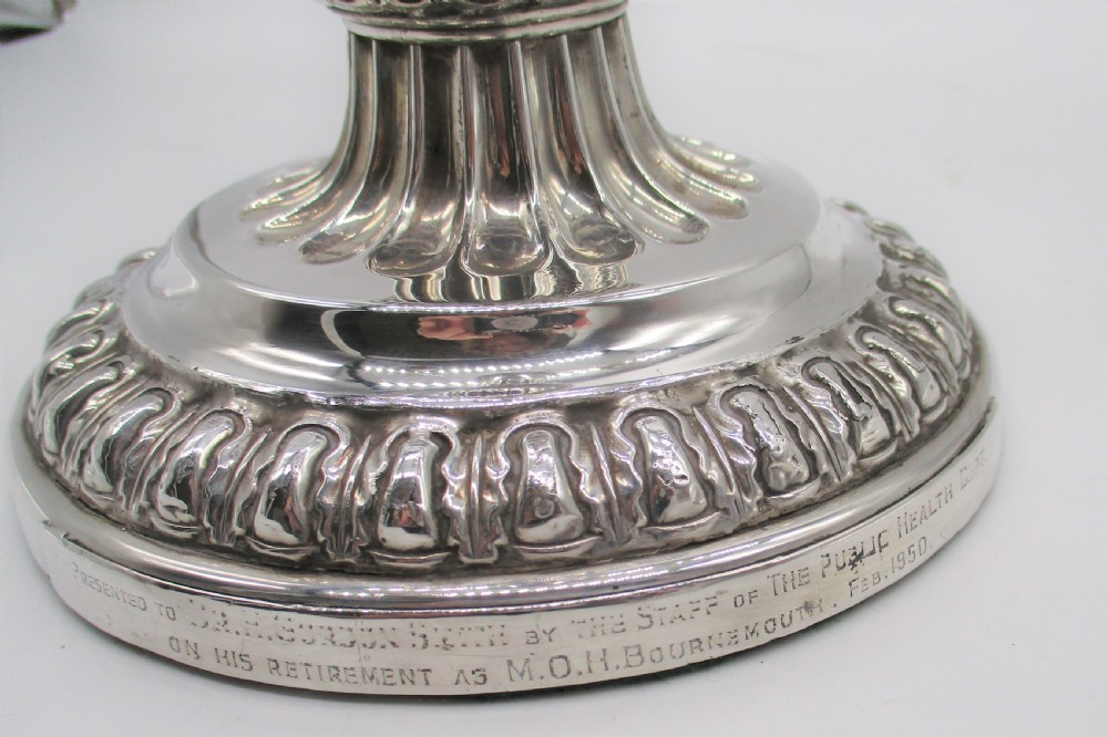 A Pair of Old Sheffield Plated Candelabra c1830 View VIII