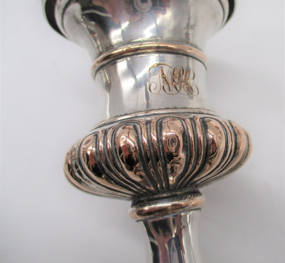 A Pair of Old Sheffield Plated Candelabra c1830 View IX