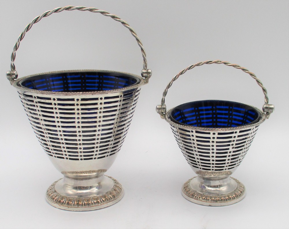 Very Rare George III 18th Century Old Sheffield Plated Sugar Pails View II