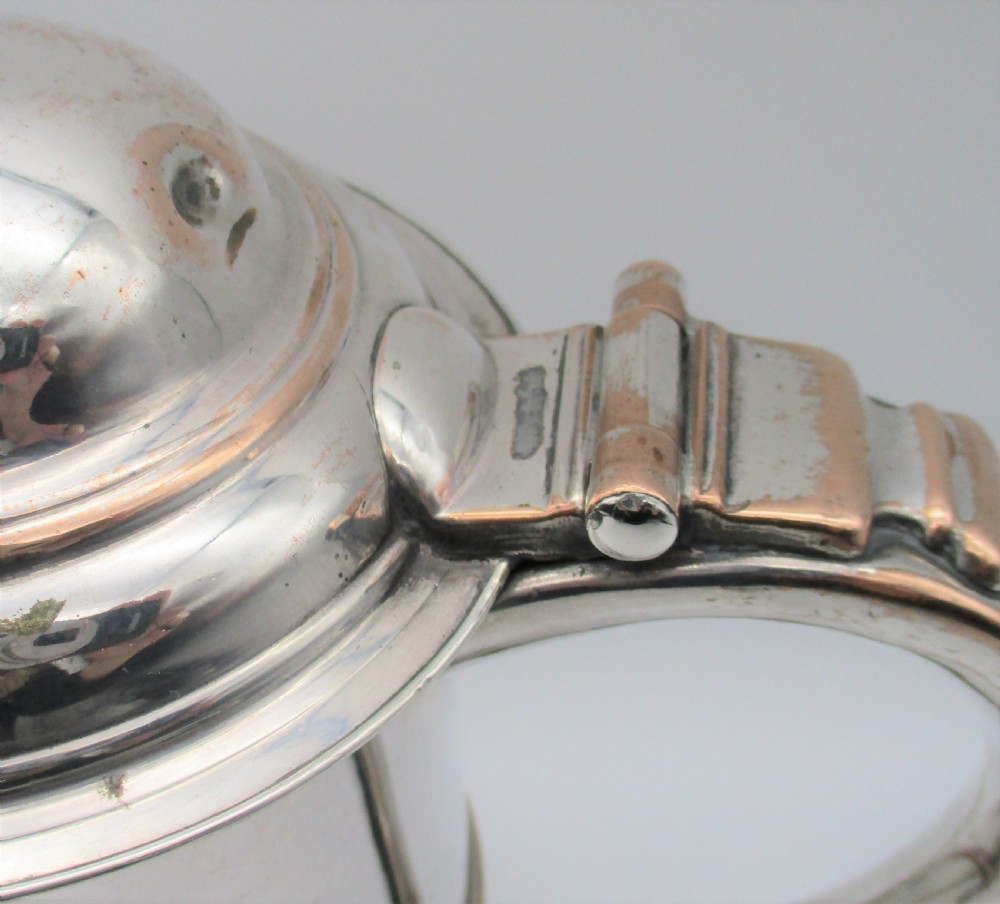 An Early 19th Century Old Sheffield Plated Lidded Tankard View III