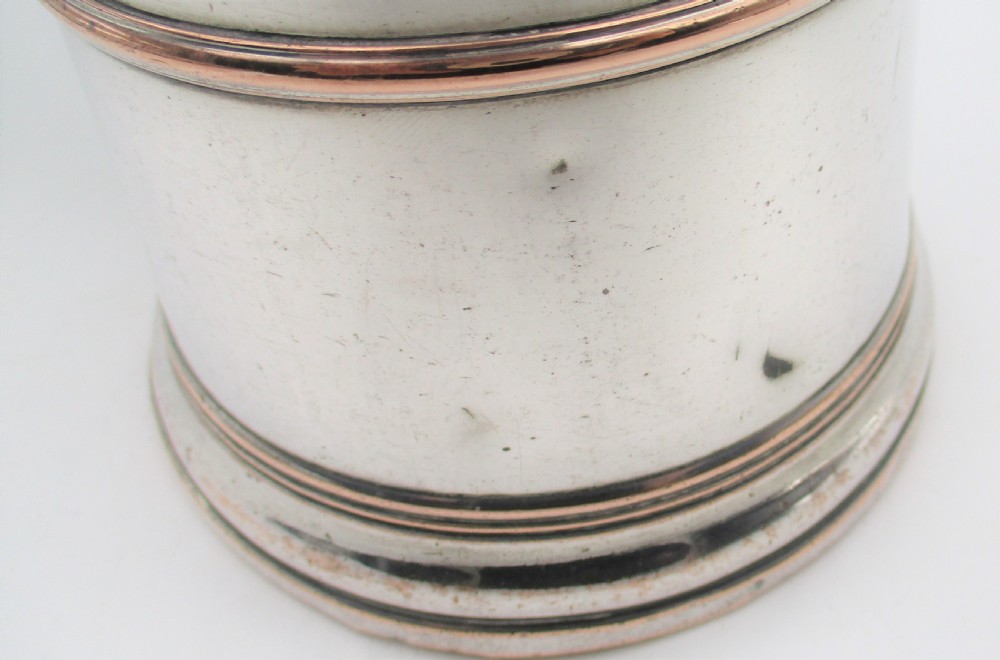 An Early 19th Century Old Sheffield Plated Lidded Tankard View VII