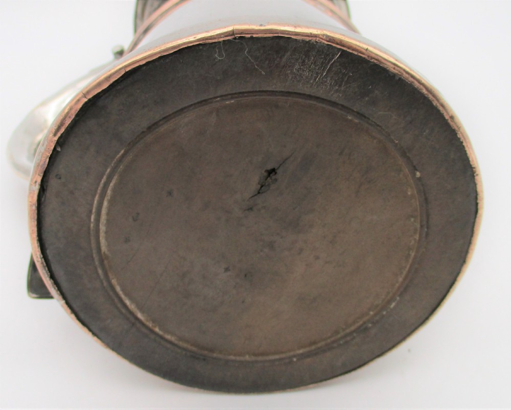 An Early 19th Century Old Sheffield Plated Lidded Tankard View VIII