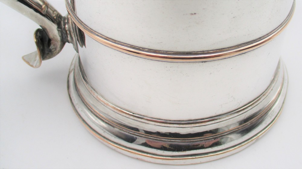 A Fine Early 19th Century Old Sheffield Plated Lidded Tankard View V