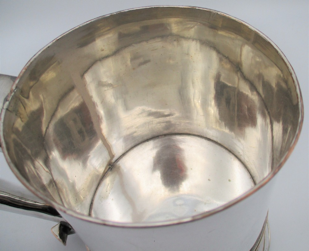 A Fine Early 19th Century Old Sheffield Plated Lidded Tankard View VI