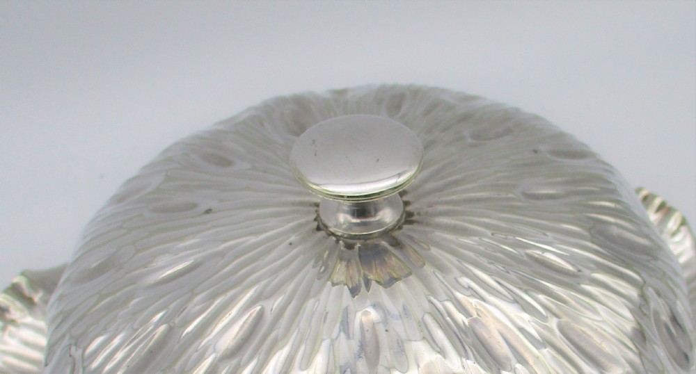 An Unusual Aesthetic Movement Silver Plated Muffin Dish View IV