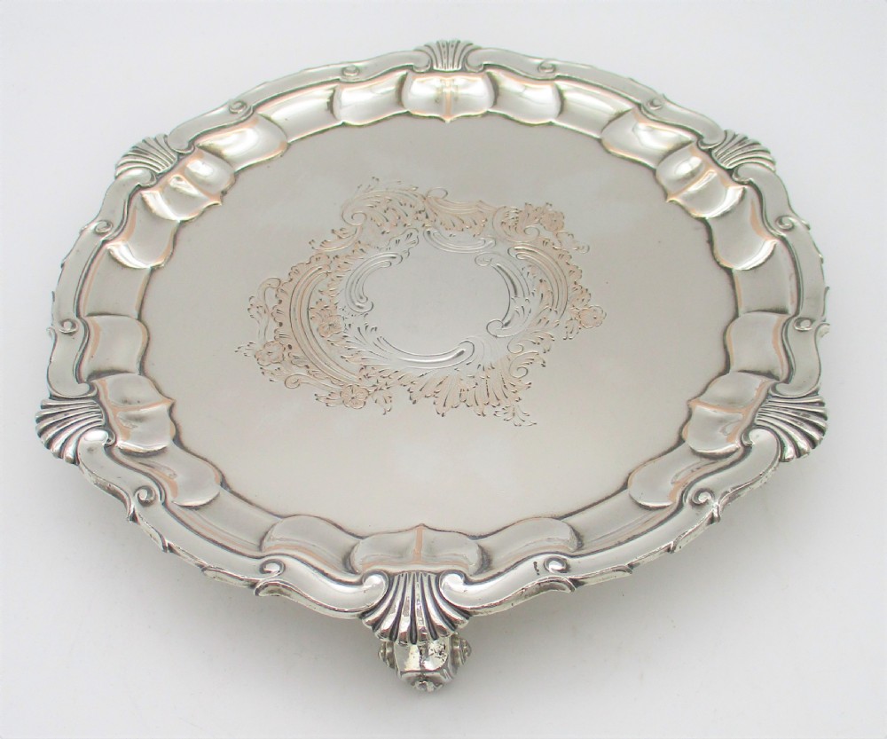 An Early 19th Century Old Sheffield Plated Card Tray