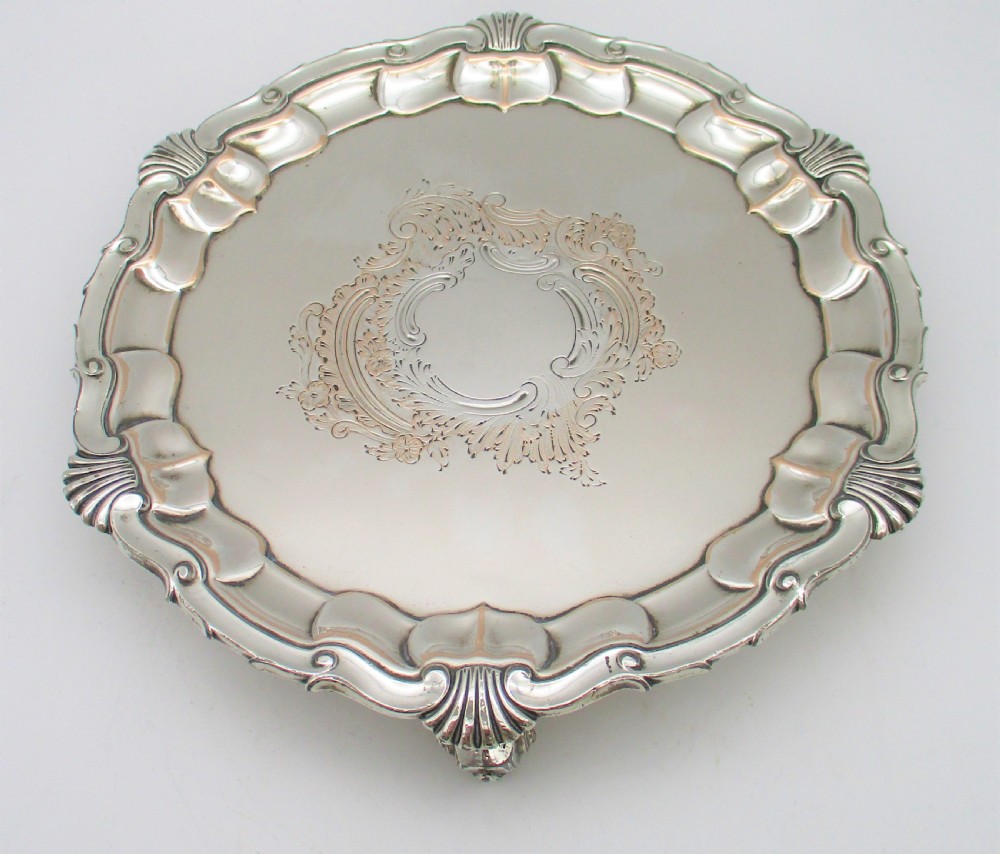 An Early 19th Century Old Sheffield Plated Card Tray View II