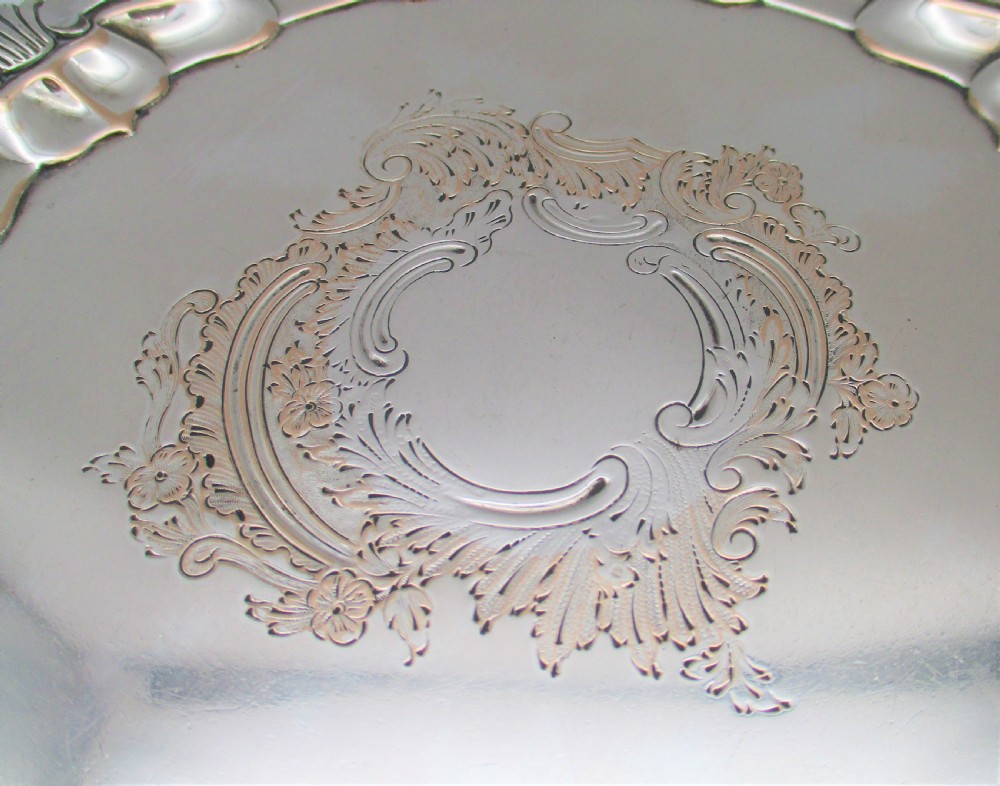 An Early 19th Century Old Sheffield Plated Card Tray View IV
