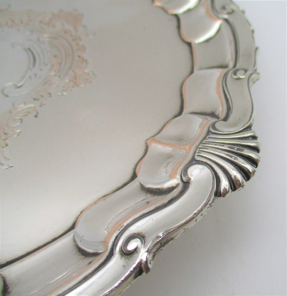 An Early 19th Century Old Sheffield Plated Card Tray View V