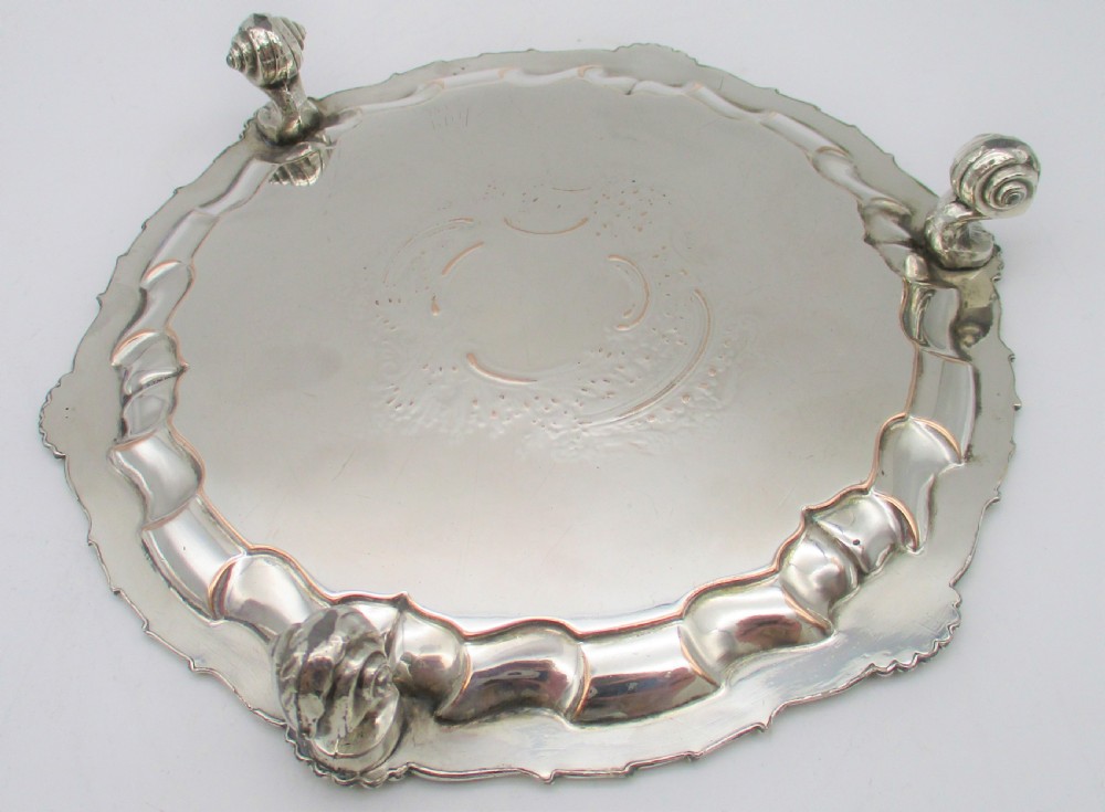 An Early 19th Century Old Sheffield Plated Card Tray View VI