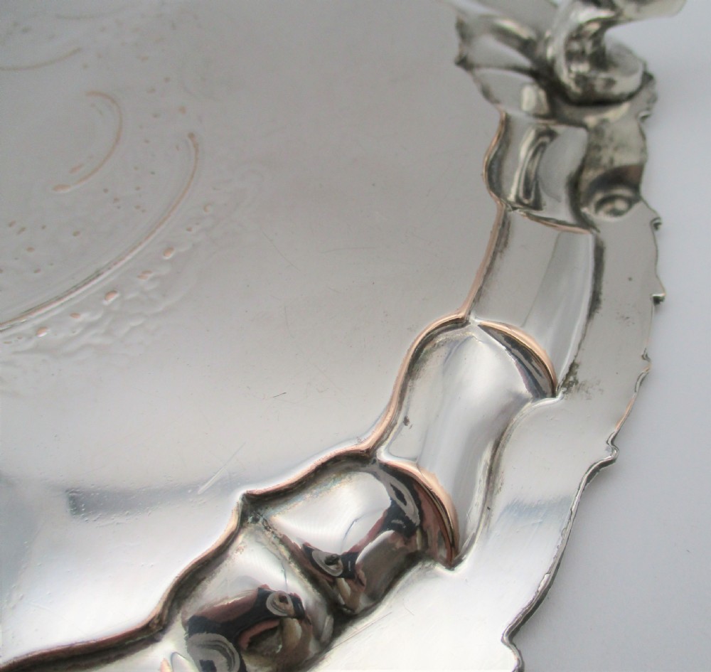 An Early 19th Century Old Sheffield Plated Card Tray View VII