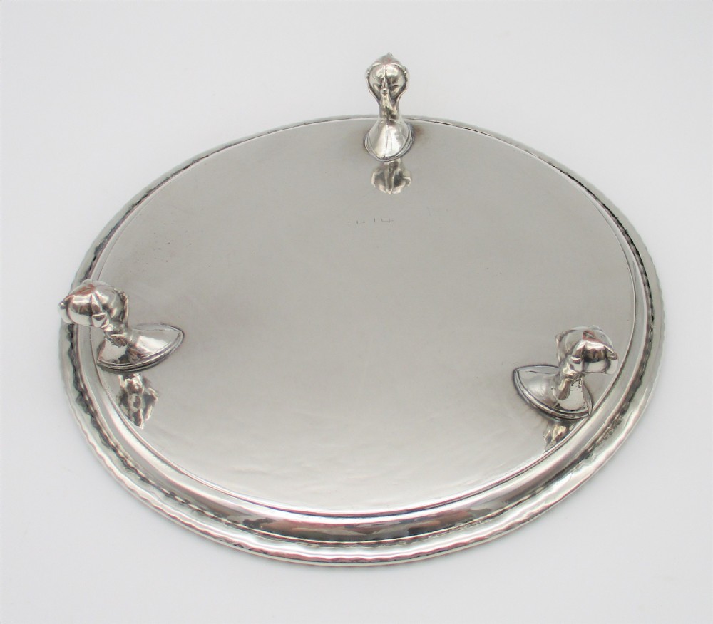 Small Old Sheffield Plated Card Tray c1800 View V