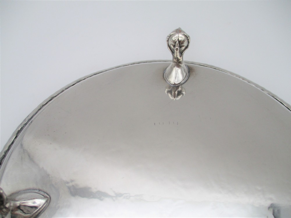 Small Old Sheffield Plated Card Tray c1800 View VI