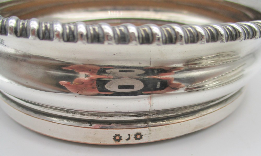 Pair of Old Sheffield Plated Bottle Coasters by Matthew Boulton c1800 View VII