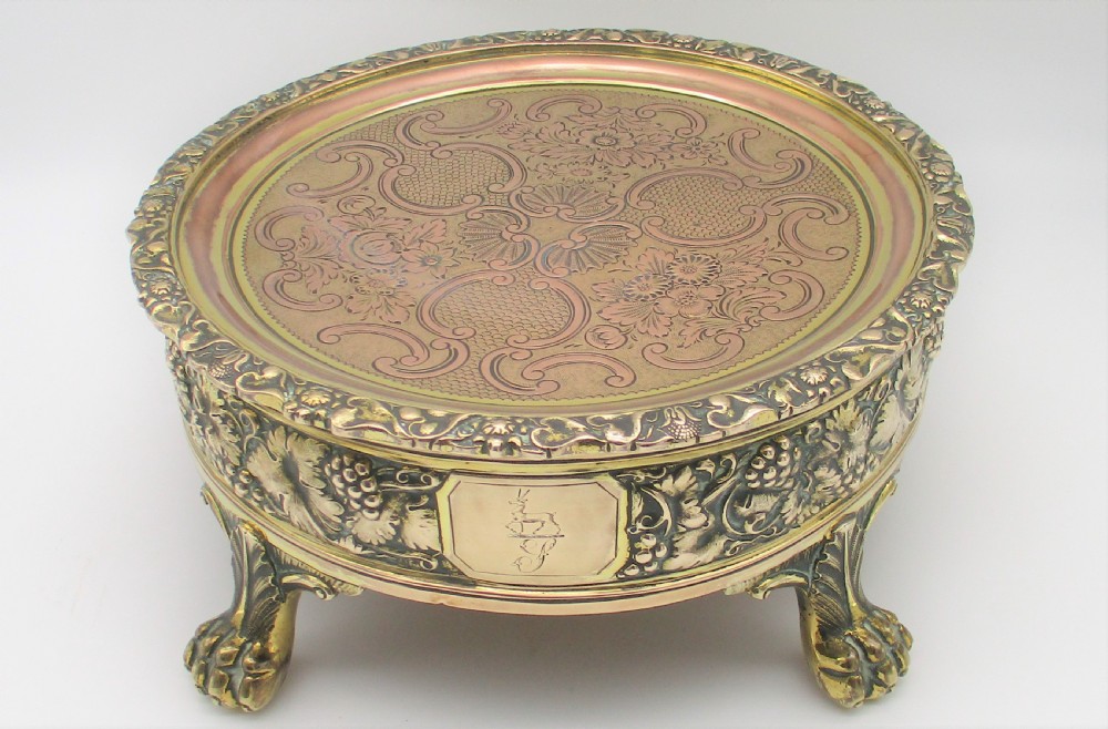 A Rare 19th Century Gilded Table Stand