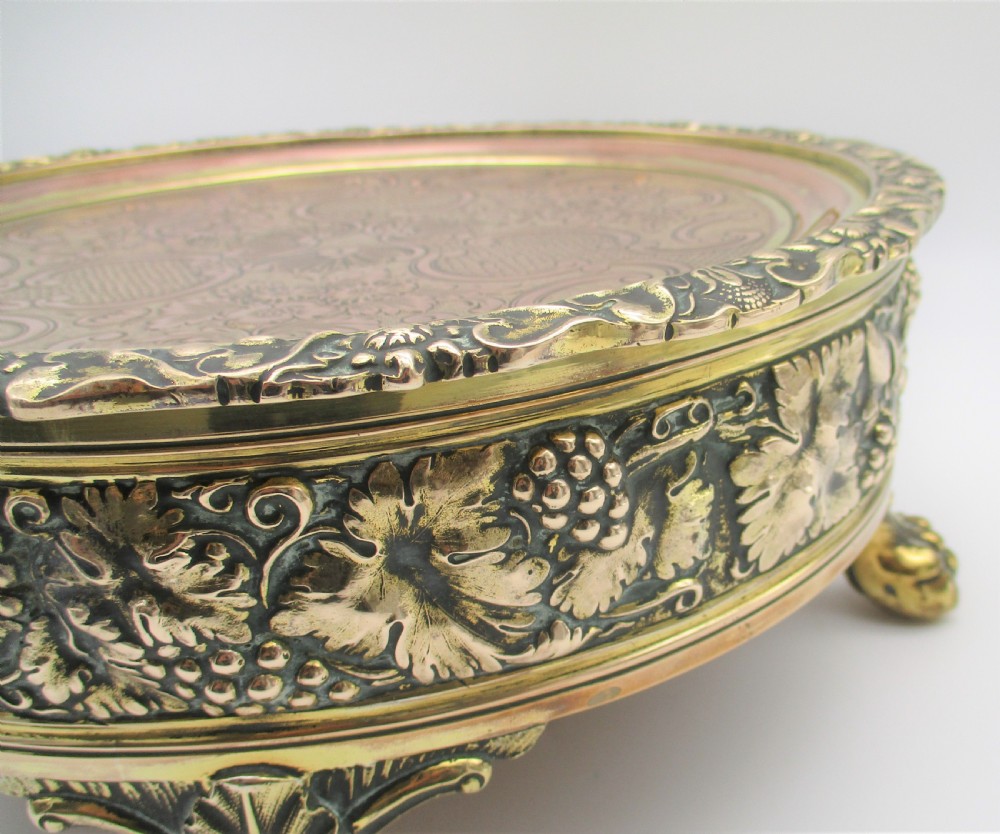 A Rare 19th Century Gilded Table Stand View VIII