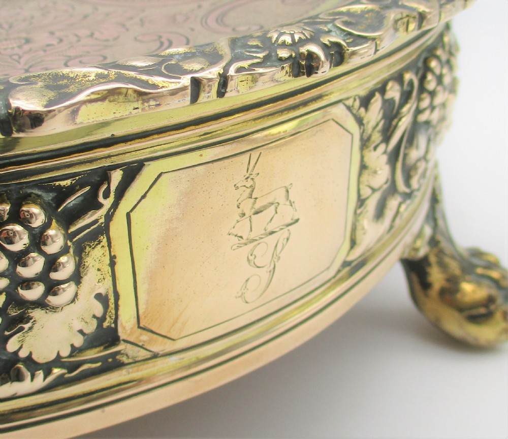 A Rare 19th Century Gilded Table Stand View X