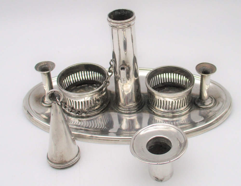 A Rare Old Sheffield Plated Ink Stand c1800 View VI
