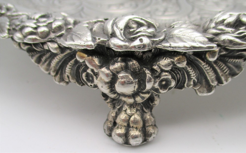 A Fine Old Sheffield Plated Drinks Tray c1820 View IV