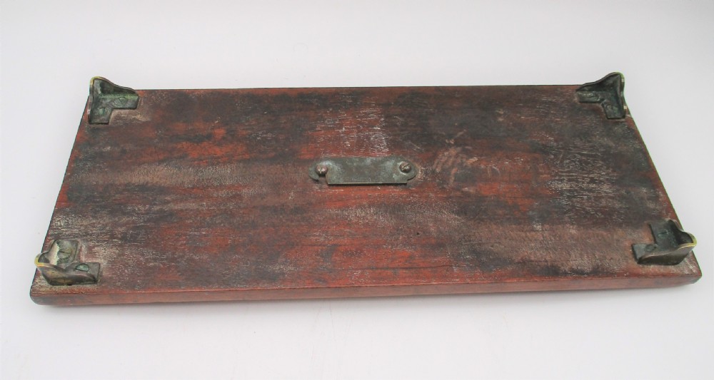 Very Large Fabulous 19th Century Brass Cribbage Board View VII