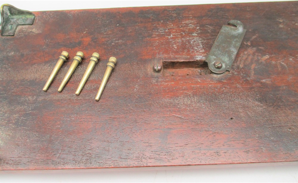 Very Large Fabulous 19th Century Brass Cribbage Board View IX