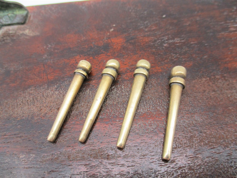 Very Large Fabulous 19th Century Brass Cribbage Board View X