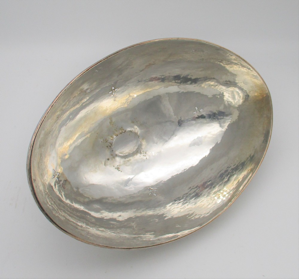 Rare Very Small Old Sheffield Plated Dish Cover 26cm View VII