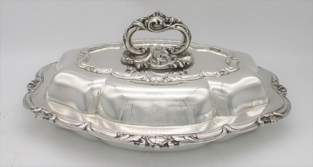 Fine Pair of 19th Century Silver Plated Serving Tureens View VI
