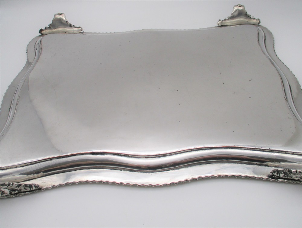 A Rare Pair of Old Sheffield Plated Serving Trays View VII